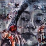 1. 2014. Tahereh Vahedian - Parasite 'Noise' Collection - Mixed Media - 100 x 120 cm