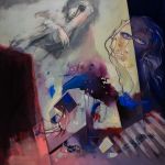 2009. Tahereh Vahedian - Big-eyed Women Collection - Acrylic - 70 x 100 cm