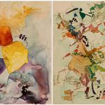 Tahereh Vahedian - 1999 - Watercolor - 50 x 70 cm & 1997 - Watercolor - 50 x 70 cm