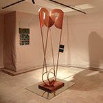 2005. Tahereh Vahedian, Becoming One, Copper, 70 x 70 x 240 cm - Icon