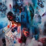 4. 2014. Tahereh Vahedian - Parasite 'Noise' Collection - Mixed Media - 130 x 150 cm