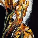 2002. Acrylic & Charcoal - 50 x 70 cm