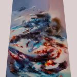 2013. Tahereh Vahedian - 'Blue Mirror' Collection - Acrylic and Ecoline - 50 x 70 x 100 cm
